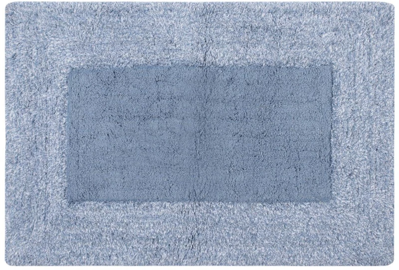 Πατάκι geometrical (60cm x 90cm)  blue Silk Fashion