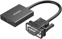 Ugreen CM513 cable adapter VGA male - HDMI female 0.15m (50945)