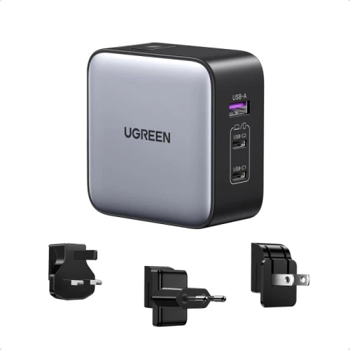 Charger GaN UGREEN CD296 65W PDx2 & QC4.0χ1 90409