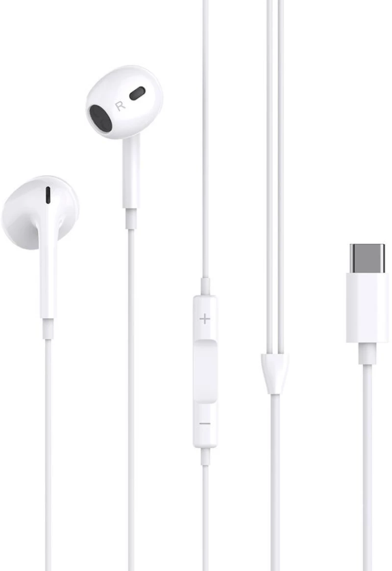 XO EP74 ΑΚΟΥΣΤΙΚΑ HANDSFREE TYPE-C, ΛΕΥΚΟ