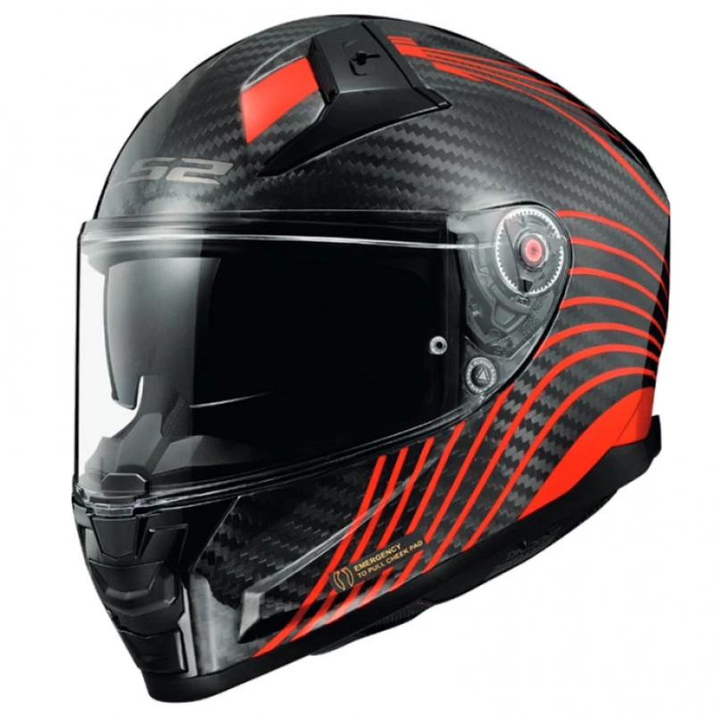 LS2 FF811 Vector II Carbon Flux Red