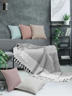 Διακοσμητικό Μαξιλάρι TENT GREY Διακοσμητική μαξιλαροθήκη: 45 x 45 εκ.
