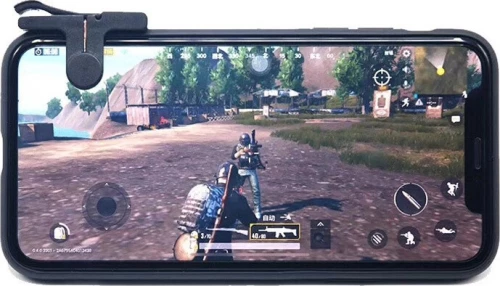 AS3164 Gaming Trigger Shooting Fire Button Aim Key Smart Phone The Controller L1R1 2PCS