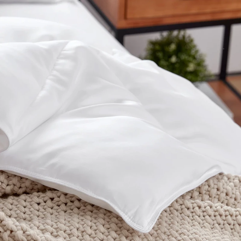 LINO ΠΑΠΛΩΜΑ DESSAN WHITE 160X220/80% ΠΟΥΠΟΥΛΟ-20%ΦΤΕΡΟ