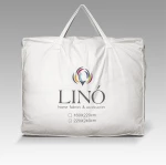 LINO ΠΑΠΛΩΜΑ DESSAN WHITE 160X220/80% ΠΟΥΠΟΥΛΟ-20%ΦΤΕΡΟ