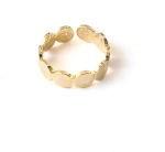 Δαχτυλίδι Μεταλλικό Copper, Χρυσαφί, 2012-031X | Karma Fashion