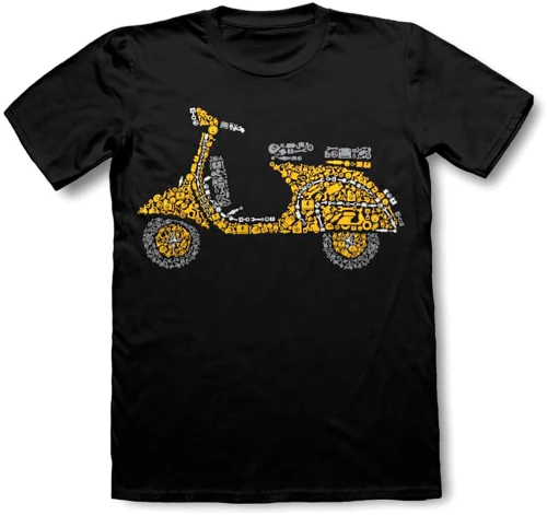 Scooter 100 tshirt Μαύρο