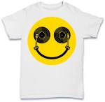 Smile DJ Tshirt Λευκό