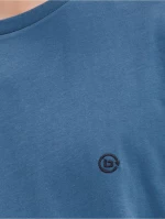 BASEHIT Ανδρικό μπλέ T-Shirt. 100% Βαμβάκι. 221.BM33.70 DUSTY BLUE ..