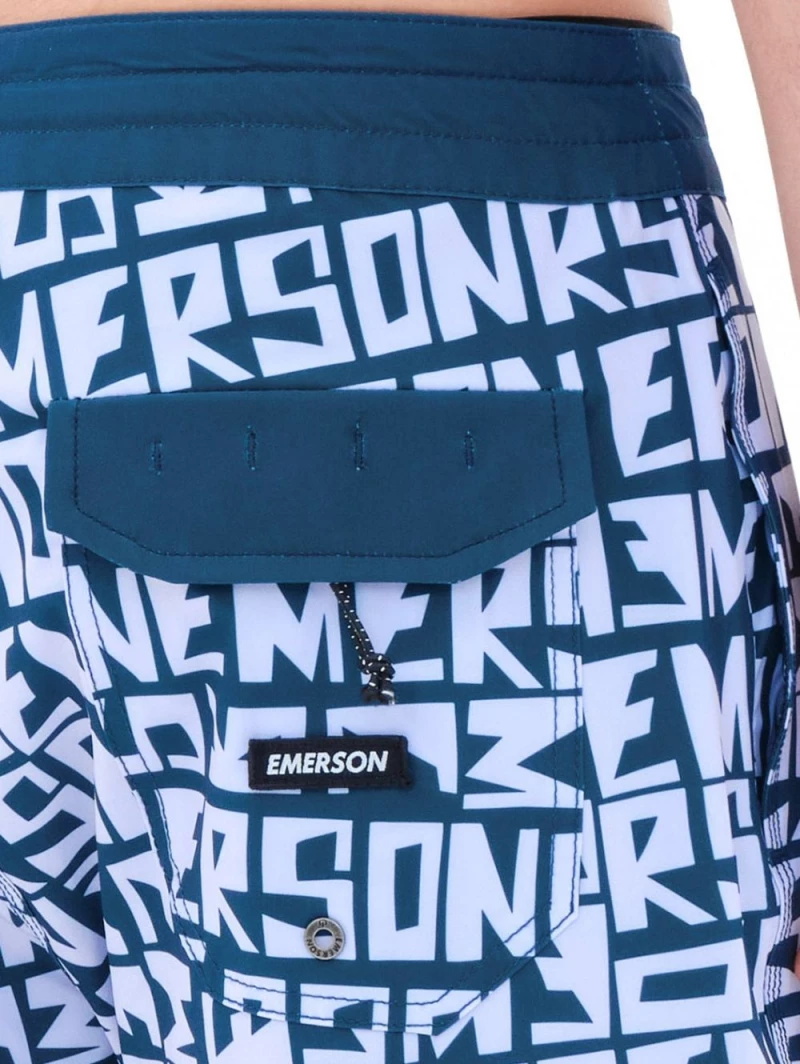 EMERSON Ανδρική μπλέ navy βερμούδα μαγιό 221.EM524.21CR PR276 NAVY BLUE