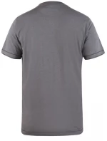 DUKE Ανδρικό γκρί κοντομάνικo Tshirt SOMERTON D555 Khaki (έως 7XL)