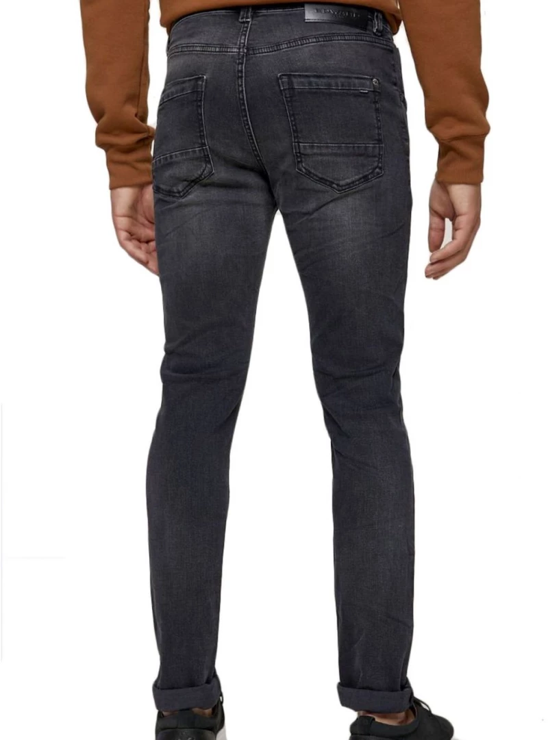EDWARD Ανδρικό ανθρακί τζίν BALINT-20 MP-D-JNS-W22-037 MEDIUM GRAY WASH