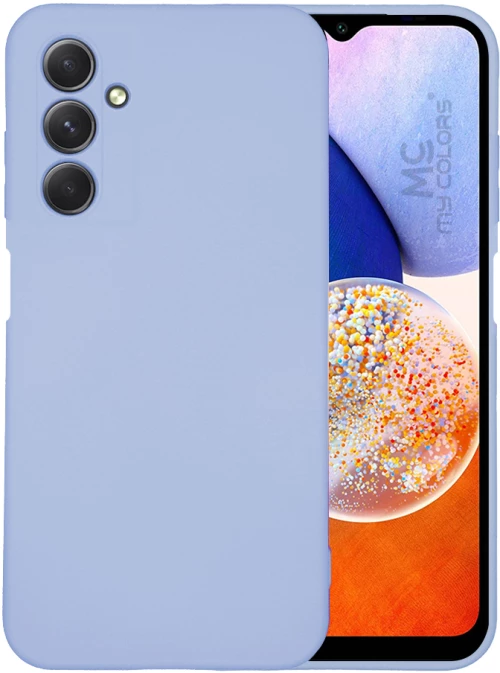 Θήκη Σιλικόνης My Colors Samsung Galaxy A14 4G / Galaxy A14 5G Λιλά - My Colors - Λιλά - Galaxy A14 4G, Galaxy A14 5G