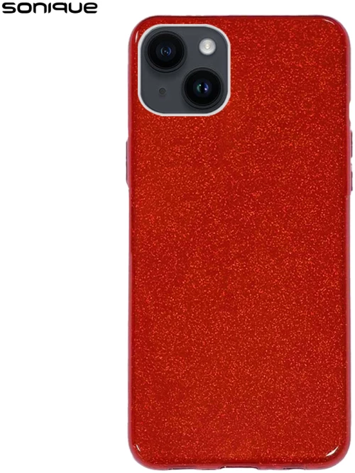 Θήκη Σιλικόνης Sonique Shiny Apple iPhone 14 Plus Κόκκινο - Sonique - Κόκκινο - iPhone 14 Plus
