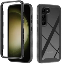 Techsuit - Defense360 Pro + Screen Protector - Samsung Galaxy S23 Plus - Black