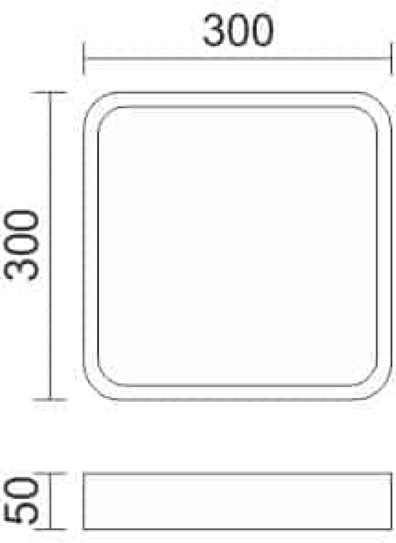Spotlight Πλαφονιέρα LED 21W 3000K