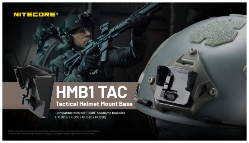 Σετ Βάσης Φακού Nitecore Κωδ. HLB50+HMB1 TAC