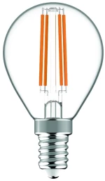 Avide LED Filament Σφαιρική 4.9W E14 Θερμό 2700K Super Υψηλής Φωτεινότητας