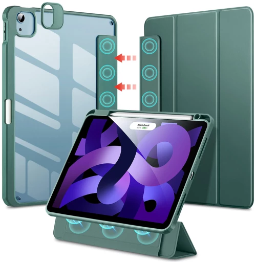 ESR Husa pentru iPad Pro 11" 2021 / iPad Air 4 / 5 (2020/2022) - ESR Rebound Hybrid Pro - Forest Green 4894240164150