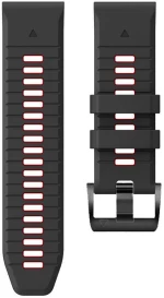 Strap for GARMIN FENIX 3 / 5X / 3HR / 5X PLUS / 6X / 6X PRO / 7X Tech-Protect IconBand black and red