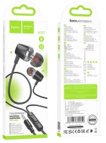 HOCO M107 DISCOVERER ΑΚΟΥΣΤΙΚΑ HANDSFREE, ΜΑΥΡΟ