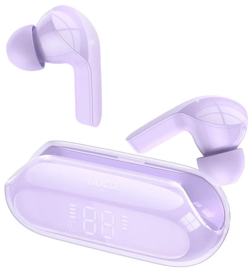 HOCO EW39 Bright TWS Ακουστικά, BT v5.3, ENC, Μωβ