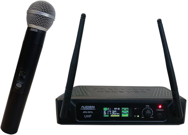 Audien JRU-521L-Α Ασύρματο Μικρόφωνο Μονό Χειρός UHF