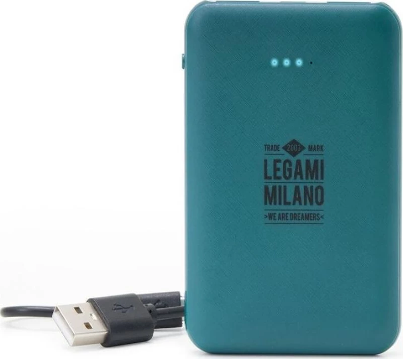 Legami Milano PowerMan 5000mAh με Θύρα USB-A Petrol