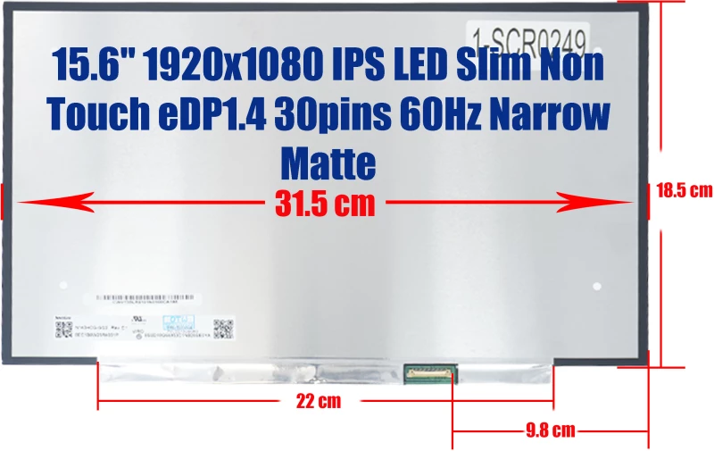 Οθόνη Laptop   Dell Latitude 5400 screen monitor (Κωδ.-1-SCR0249)