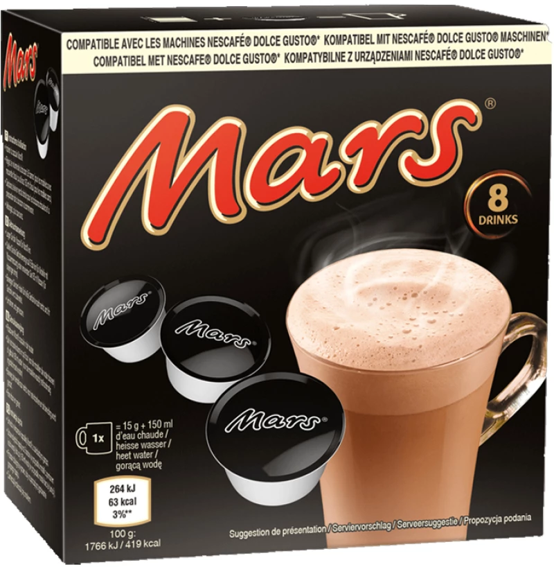 Κάψουλες Dolce Gusto Συμβατές Mars 8 τεμάχια
