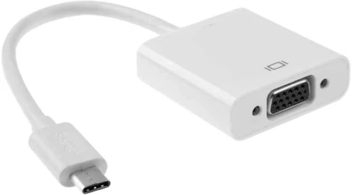 Μετατροπέας USB Type-C σε VGA, ΟΕΜ, Λευκό - 18297
