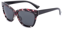 Techsuit - Sunglasses Polarised PC (OD8155-C4) - UV Protection - Flowers / Black