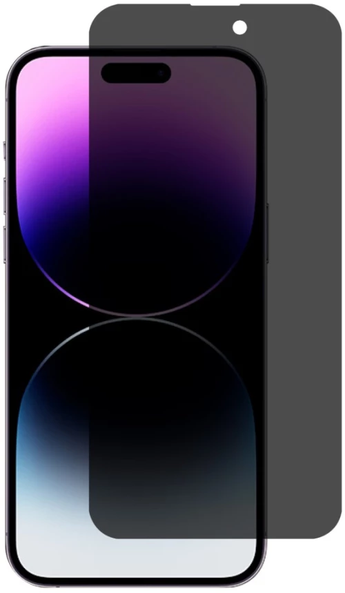 Privacy Full Cover Tempered Glass για iPhone 15 Pro Max - Black OEM