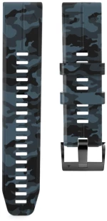 Camouflage Silicone Για Garmin Fenix 5/6/6 Pro/7 (Fits All 22mm)- Μπλε