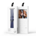 Dux Ducis® Rhombus Pattern Δερμάτινο Λουράκι για Apple Watch Series 38/40/41mm-- Μπλε