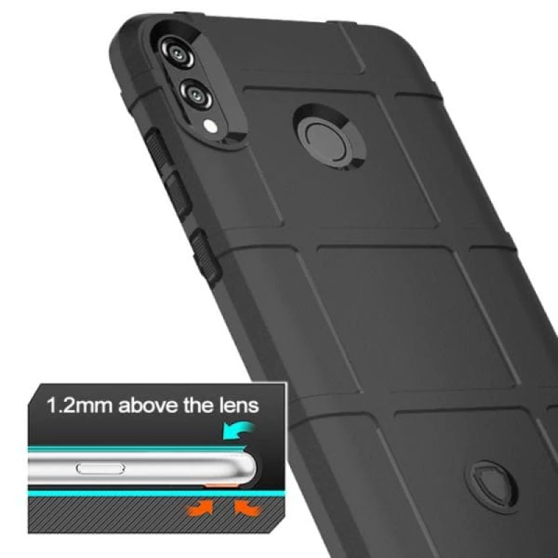 Σκληρή Προστατευτική Θήκη Full Armor για Huawei Y9 2019 Μαύρη OEM