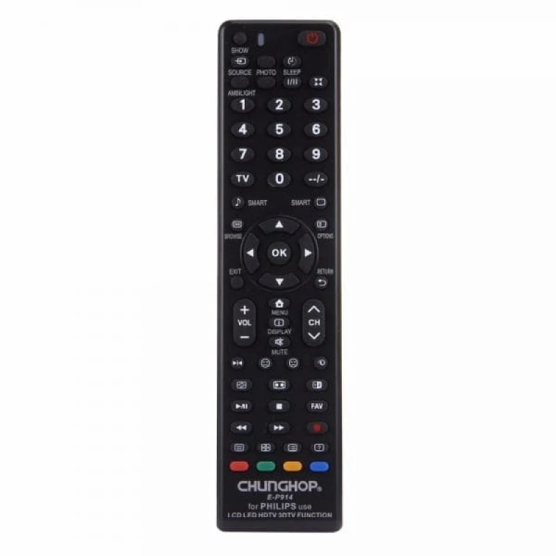 Τηλεχειριστήριο για Τηλεοράσεις Philips LDC/ LED/ HDTV CHUNGHOP E-P914 Άμεσης Χρήσης Χωρίς Προγραμματισμό
