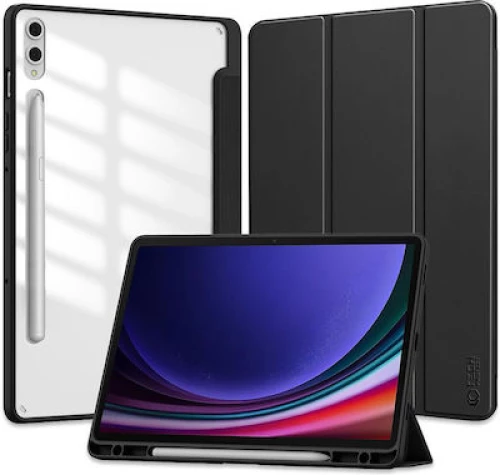 Techsuit® SC Pen FoldPro Προστατευτική Θήκη για το Samsung Galaxy Tab S9+ - Μαύρο