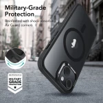 ESR® CH Halolock MagSafe Back Cover Προστατευτική Θήκη για iPhone 15 Pro- Διάφανη/Μαύρη