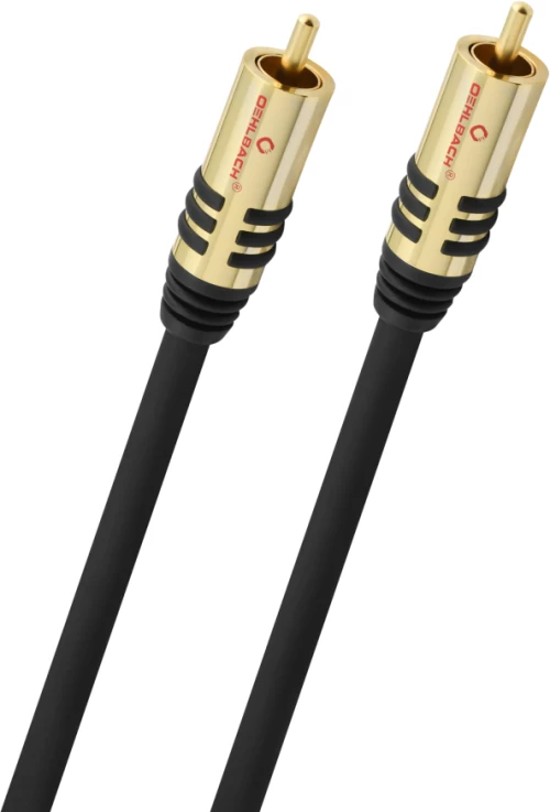 Oehlbach NF Sub Καλώδιο Subwoofer RCA-RCA Black 3m