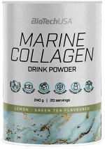 Marine Collagen Drink 240gr Green Tea Lemon - Biotech USA