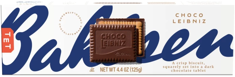 Μπισκότα με Μαύρη Σοκολάτα Bahlsen Choco Leibniz Dark 125g