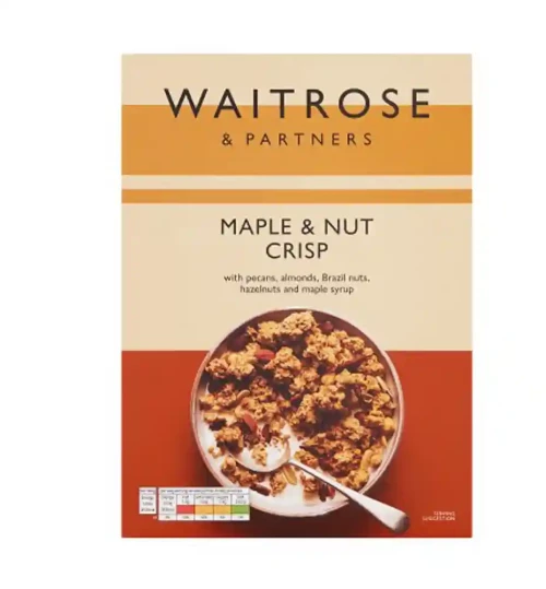 Δημητριακά Waitrose Maple and Nut Crisp 500g