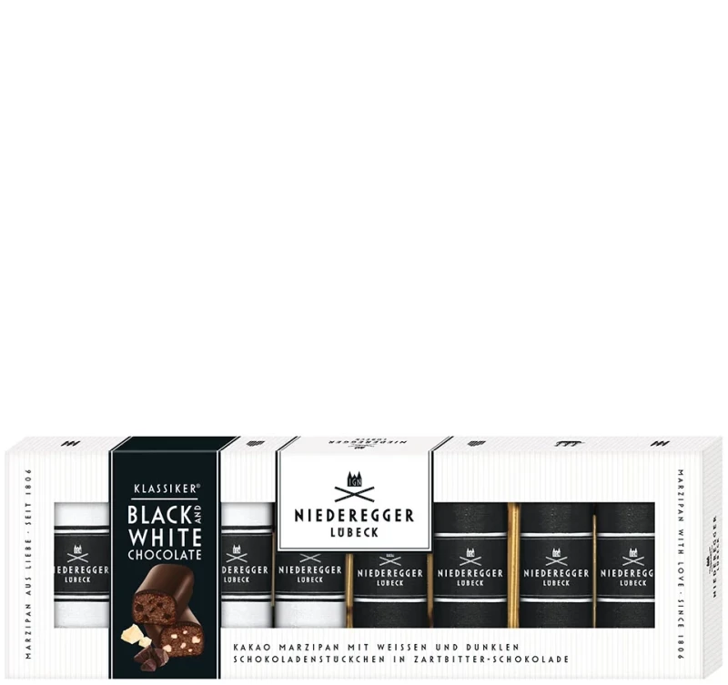 Συλλογή Σοκολατάκια Niederegger Marzipan Classic Black And White 100g