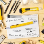 Στυλό Πολυεργαλείο 6 σε 1 Hongred Multi Tool Pen Ballpoint Yellow