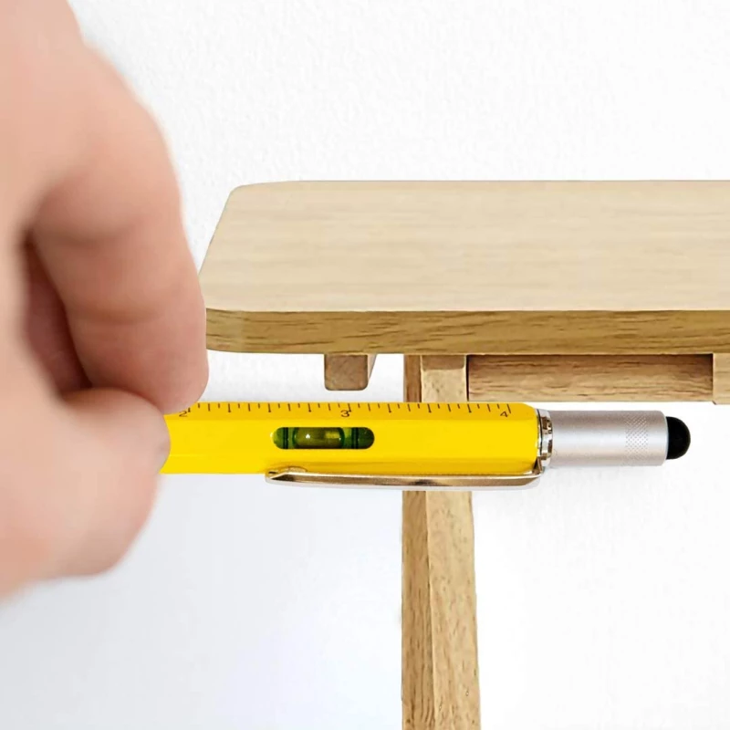 Στυλό Πολυεργαλείο 6 σε 1 Hongred Multi Tool Pen Ballpoint Yellow