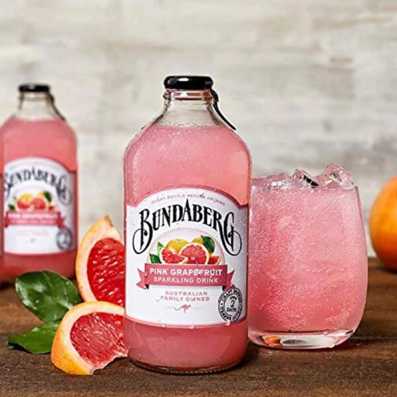 Ανθρακούχο Ρόφημα Ροζ Γκρέιπφρουτ Bundaberg Pink Grapefruit Sparkling Drink 375ml