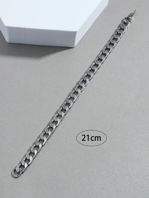 Ανδρικό ατσάλινο μπρασελέ αλυσίδα