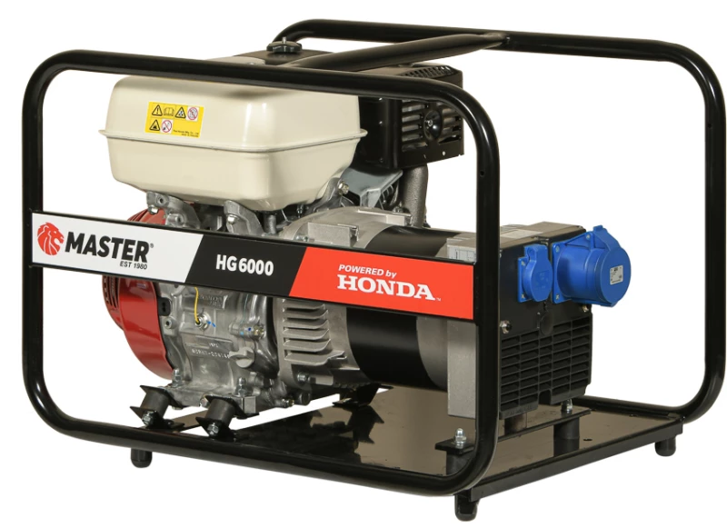 Ηλεκτροπαραγωγό Ζεύγος Master HG 6000-Honda (Μονοφασικό)