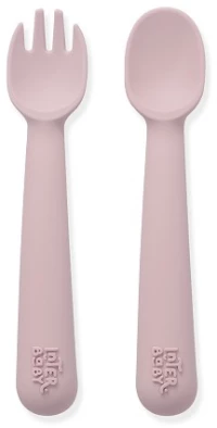 INTERBABY ΣΕΤ ΚΟΥΤΑΛΙ -ΠΗΡΟΥΝΙ ΣΙΛΙΚΟΝΗΣ PINK SI009-66